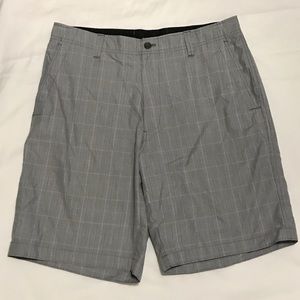 Kenneth Cole Reaction Mens Flat Front Plaid Shorts